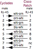 Cyclades to Lantronix, Cisco Patch Panel