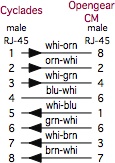 Cyclades to Opengear CM schematic
