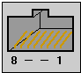 Female RJ45 signal pinouts