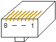 Male rj45 signal pinouts